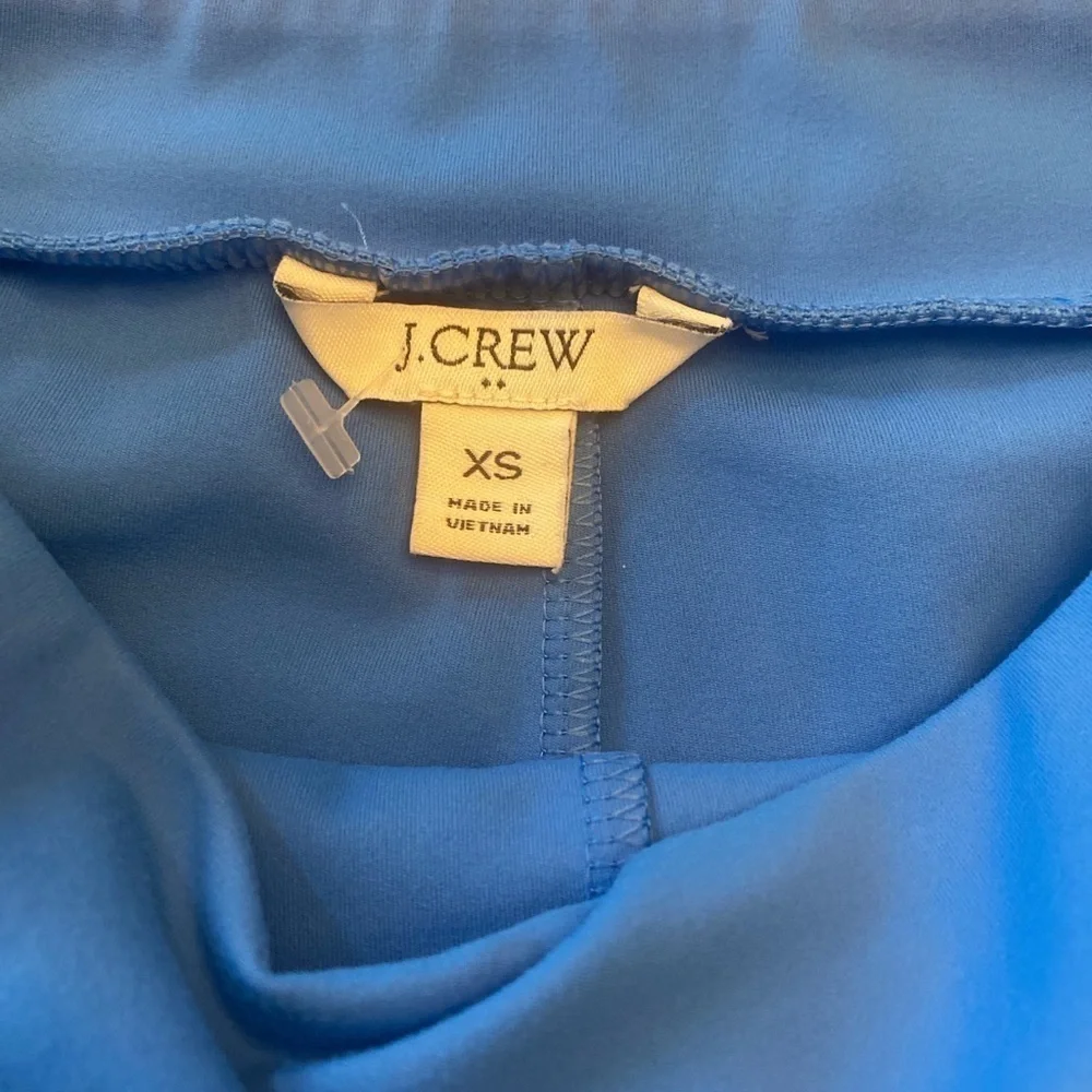 J. Crew Blue Pleated Mini Skort athletic wear